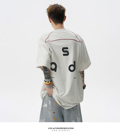 Playera de Algodón con Estampado de Letras - Image 13