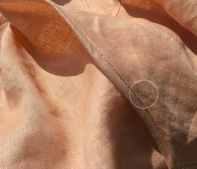 Blusa Lino Algodón con Cuello V y Cordones - Manga Corta para Mujer - Image 8