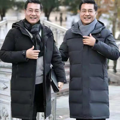 Abrigo Largo Acolchado de Plumas para Hombre - Protección Extrema en Invierno - Image 2