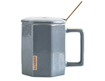Taza Cerámica con Tapa y Cuchara - Image 10