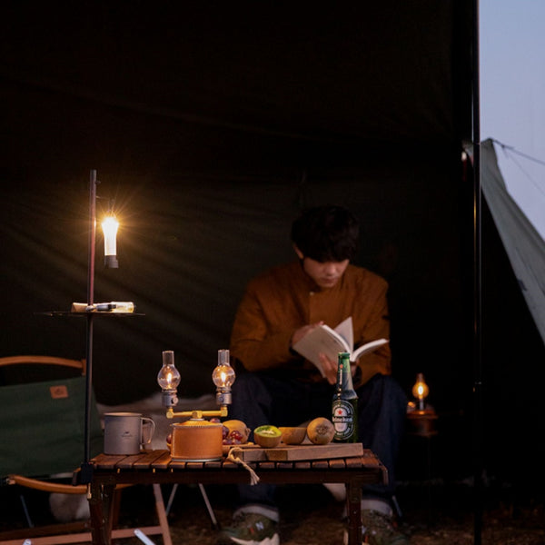 Lámpara Portátil a Gas para Camping y Actividades al Aire Libre