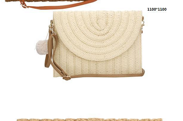 Bolsa de Paja Versátil para Verano - Diseño Dual - Image 5