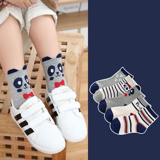 Calcetines Cálidos de Algodón para Niños y Niñas