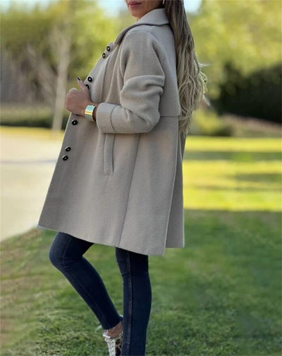 Abrigo de Lana con Forro Polar para Otoño e Invierno - Image 11