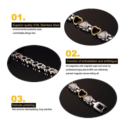 Pulsera Magnética de Acero Titanio - Image 16