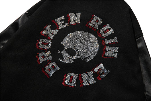 Chaqueta de Béisbol Calavera y Espadas para Hombre - Image 16
