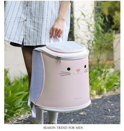 Mochila Transportadora Plegable para Mascotas - Gran Capacidad para Gatos y Perros - Image 21