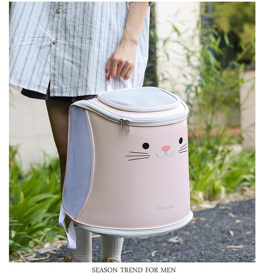 Mochila Transportadora Plegable para Mascotas - Gran Capacidad para Gatos y Perros - Image 21
