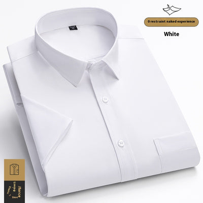 Camisa Manga Corta Elástica Ice Silk para Hombre - Image 18