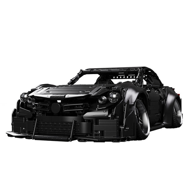 Auto de Carreras C63 Black Warrior - Bloques de Construcción Ensamblados - Image 5