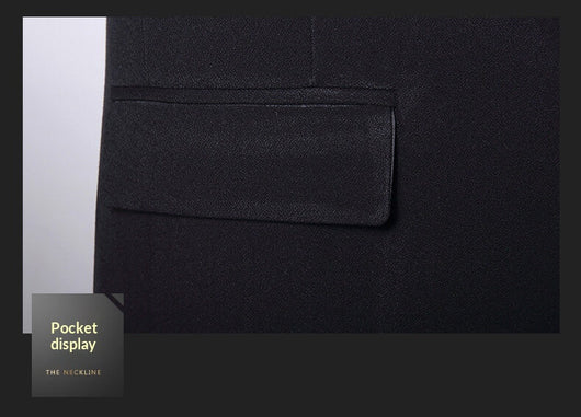 Traje de Novio Tres Piezas Color Sólido Premium - Image 22