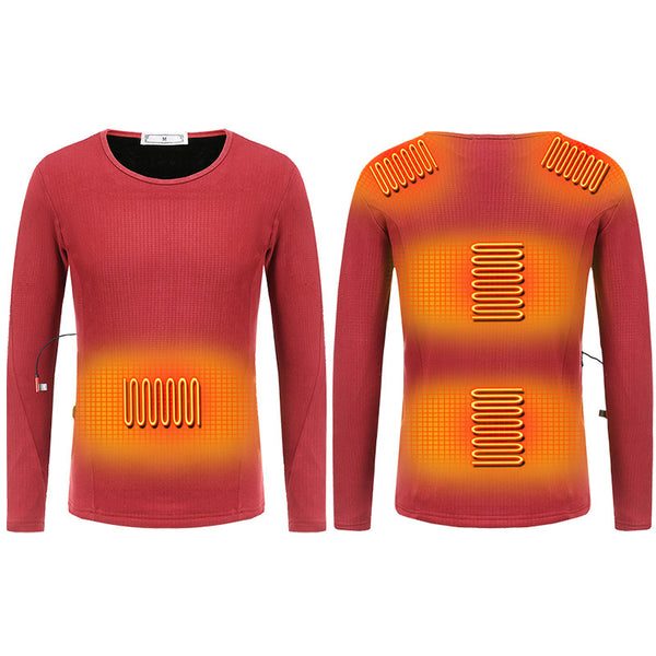 Ropa Térmica Eléctrica Unisex con Carga Rápida y Forro Polar