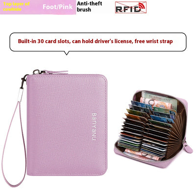 Cartera Minimalista de Cuero para Mujer - Organizador Compacto - Image 16