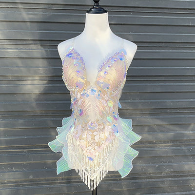 Traje de Baño Estampado Fish Festivales Electrónica Moda EDC - Image 4