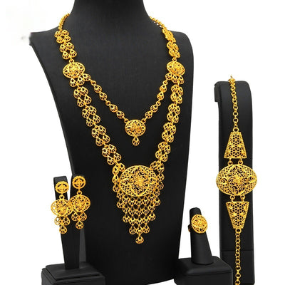 Conjunto de Joyas para Boda: Collar, Pulsera, Anillo y Aretes - Image 5