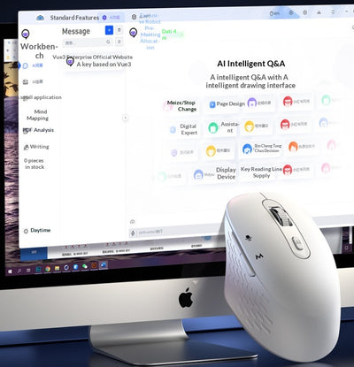 Ratón Inteligente por Voz con Bluetooth y Carga Inalámbrica - Image 3