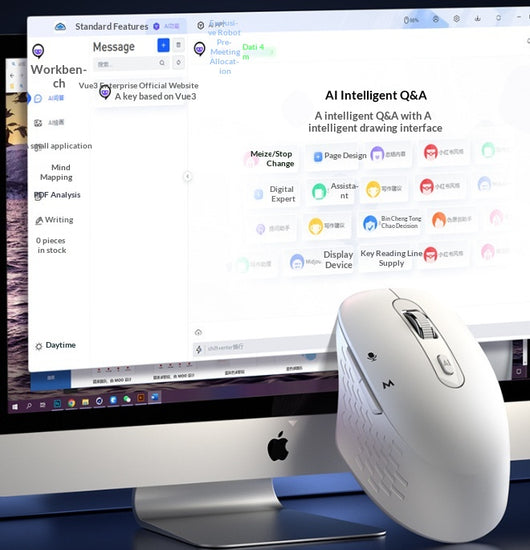 Ratón Inteligente por Voz con Bluetooth y Carga Inalámbrica - Image 3