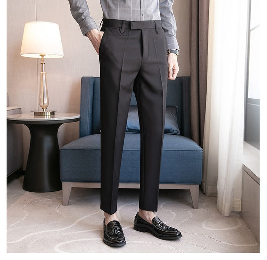 Pantalones de Vestir Clásicos Británicos para Hombre - Image 27