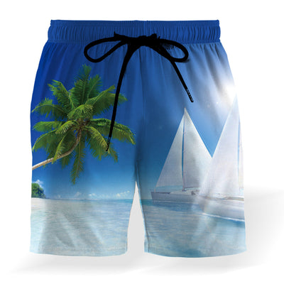 Shorts de Playa con Estampa de Coco y Cintura Elástica - Image 17