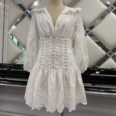 Jumpsuit Elegante Escote V Ajustado con Cinturón - Image 10