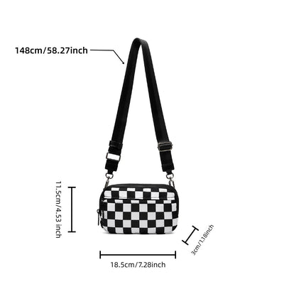 Bolso Bandolera Cuadrado de Tela Oxford - Gran Capacidad para Mujer - Image 24