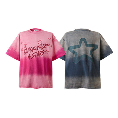 Camiseta Degradado Tie-Dye Manga Corta para Hombre - Image 4