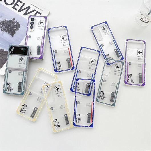 Funda Protectora para Teléfono Plegable con Compartimiento de Tarjetas