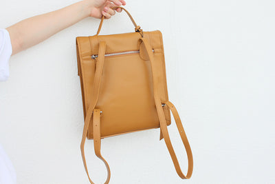 Mochila de Cuero para Mujer con Doble Compartimento de Hombro - Gran Capacidad - Image 17