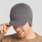 Gorro Tejido de Abrigo para Otoño e Invierno - Protección Auditiva Estilo Europeo