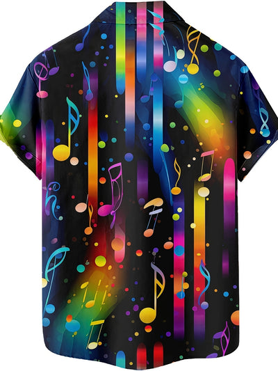 Camisa Manga Corta Hombre Estampado Floral 3D - Image 22