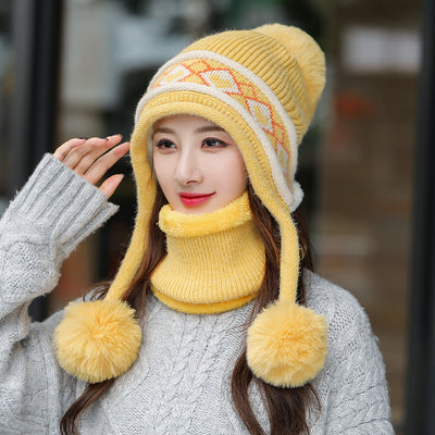 Gorro Tejido Plush Twist con Bola Colgante para Mujer - Image 23