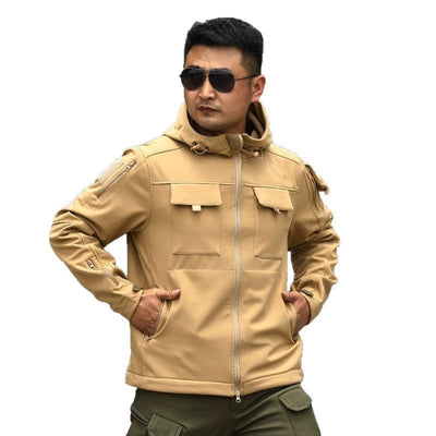 Chaqueta Táctica Camuflaje con Forro Polar para Deportes al Aire Libre - Image 5