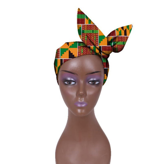 Cinta para la Cabeza Ankara Ajustable - Tela Batik Conmemorativa - Image 12