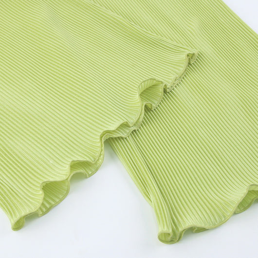 Blusa Retro con Pliegues Manga Larga para Mujer Primavera - Image 33