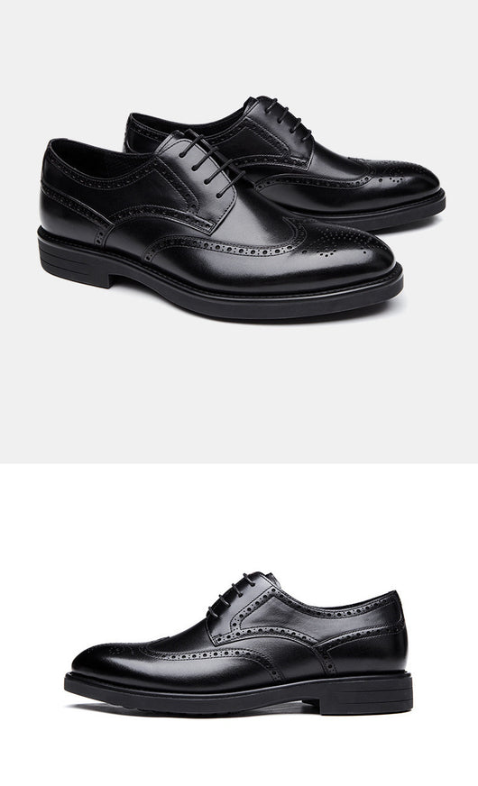 Zapatos de Cuero Grabado Oxford para Hombre - Calzado Formal Ejecutivo - Image 17