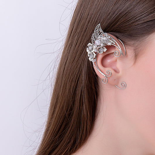 Aretes Hada Artesanales con Clip en Hueso - Image 2