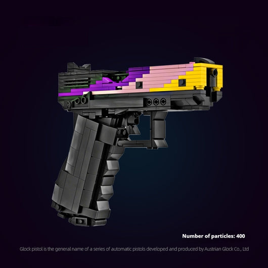 Pistola Táctica G18 Bloques de Construcción Militar MOC - Tecnología Avanzada Serie CSGO - Image 10