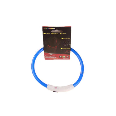 Collar LED Recargable USB para Mascotas - Luz de Seguridad Nocturna para Perros - Image 11