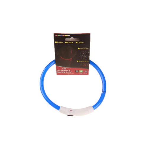 Collar LED Recargable USB para Mascotas - Luz de Seguridad Nocturna para Perros - Image 11