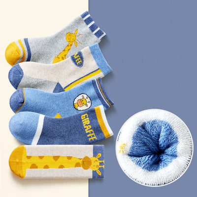 Calcetines Térmicos Infantiles Estampados - Tubo Grueso para Invierno - Image 4