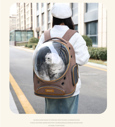 Mochila Transportadora Transparente de Gran Capacidad para Mascotas - Image 22
