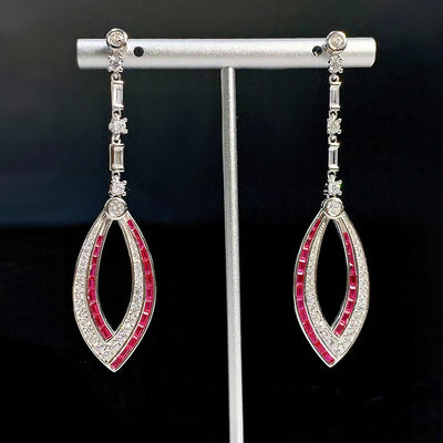 Aretes Hueco con Borla Larga para Mujer - Image 5