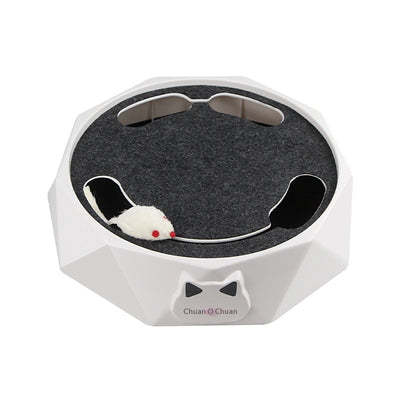 Juguete Interactivo Giratorio para Gatos con Ratón de Peluche y Motor Automático - Image 5