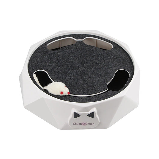 Juguete Interactivo Giratorio para Gatos con Ratón de Peluche y Motor Automático - Image 5