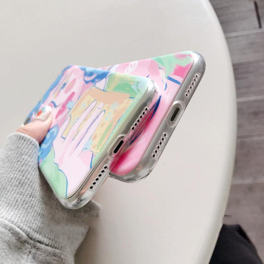 Funda de Celular Artística con Pintura al Óleo - Ojos de Niña - Image 2
