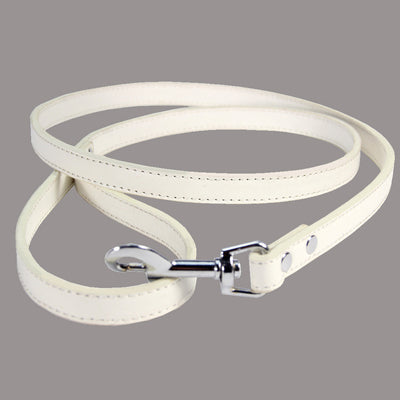 Correa de Cuero PU para Perros y Gatos - Cadena Resistente y Elegante