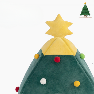 Cama Cueva Térmica para Gatos y Perros - Nido Navideño Cómodo y Lavable - Image 4