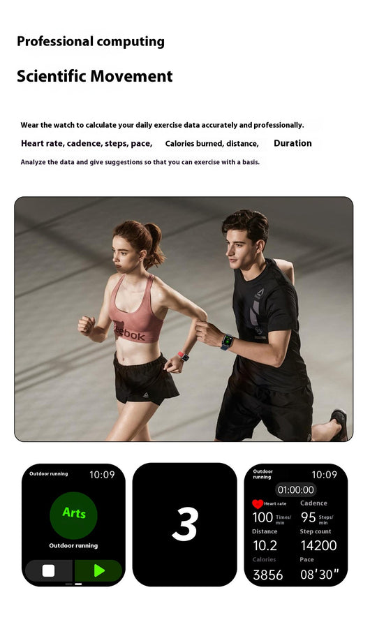 Reloj Inteligente T92 con Llamadas Bluetooth, Monitor de Glucosa y Frecuencia Cardíaca - Image 13