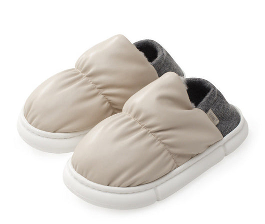 Pantuflas de Algodón Reversibles con Bolsa de Felpa Gruesa - Image 3