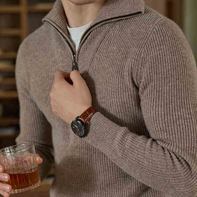 Suéter Cuello Alto con Cierre Medio para Hombre - Image 7
